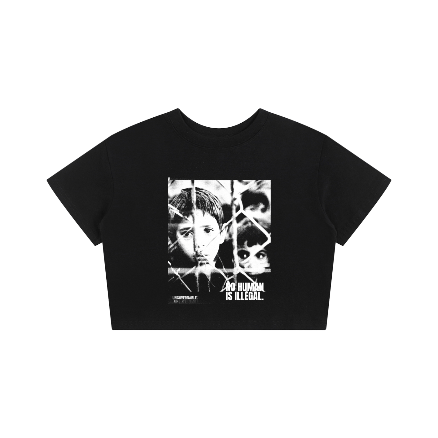 No One is Illegal Crop top Women's T-Shirt