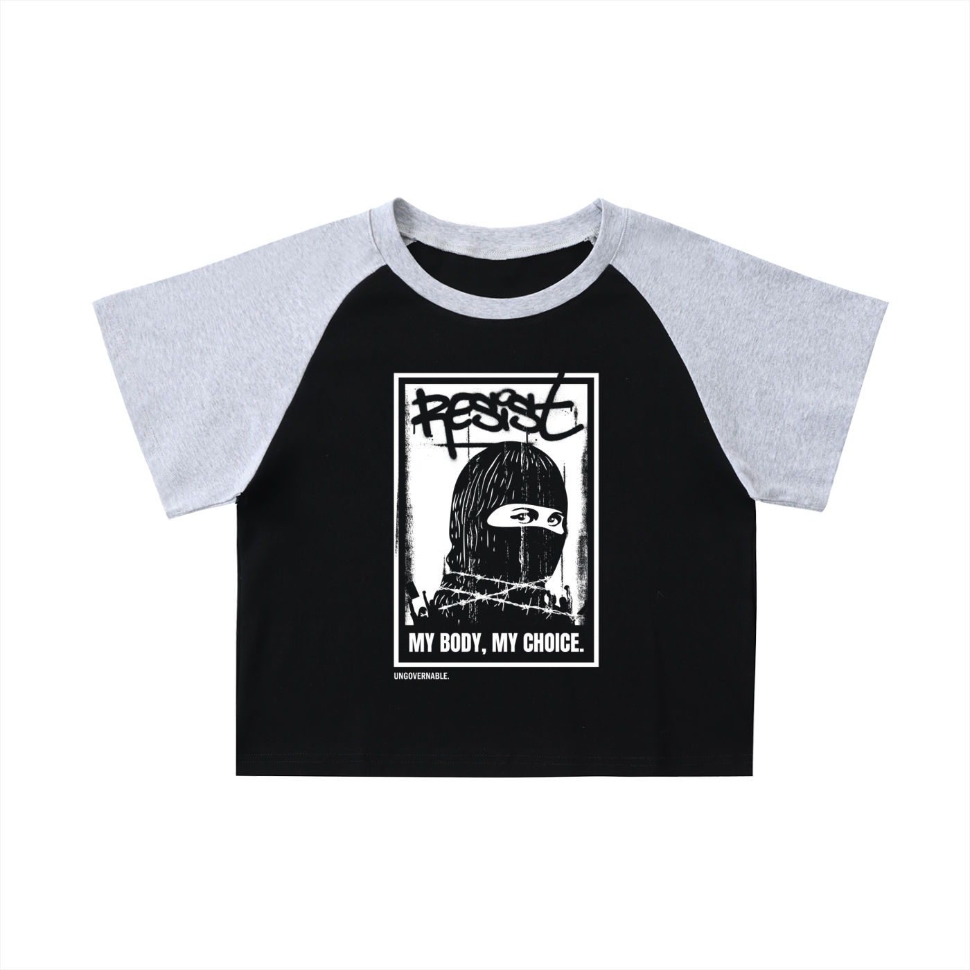 My body, My choice Crop Top T-shirt