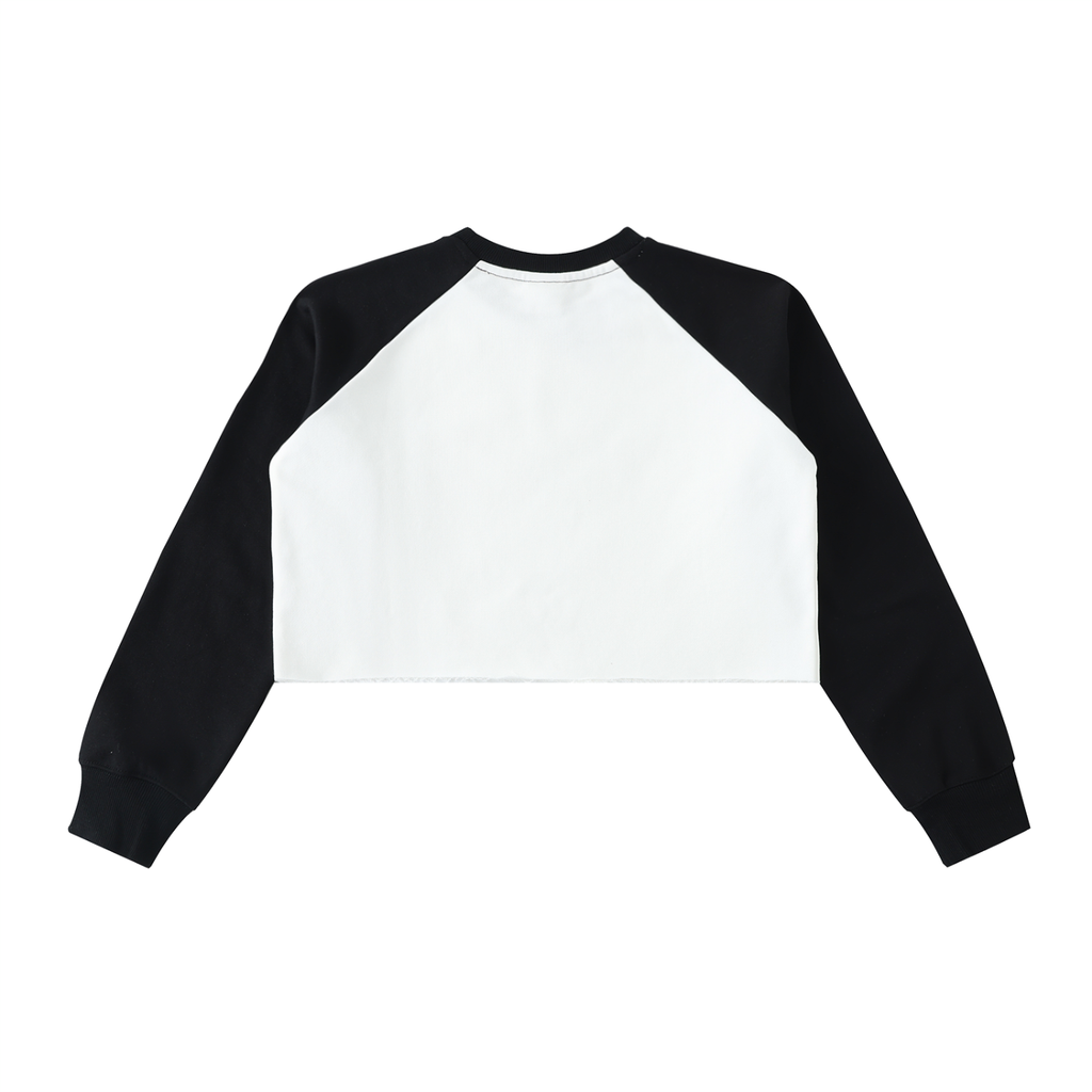 The Black Rose Crop-top Sweatshirt