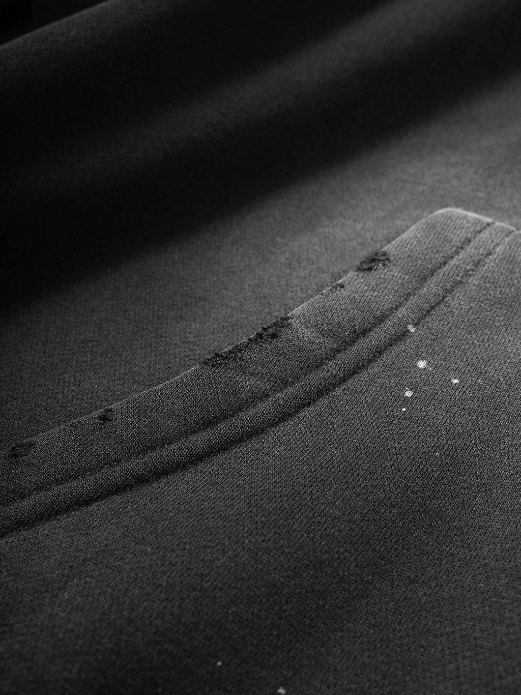 Never Silent - Vintage Washed Frayed Fleece Hoodie